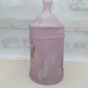 Opaline rose marbrée