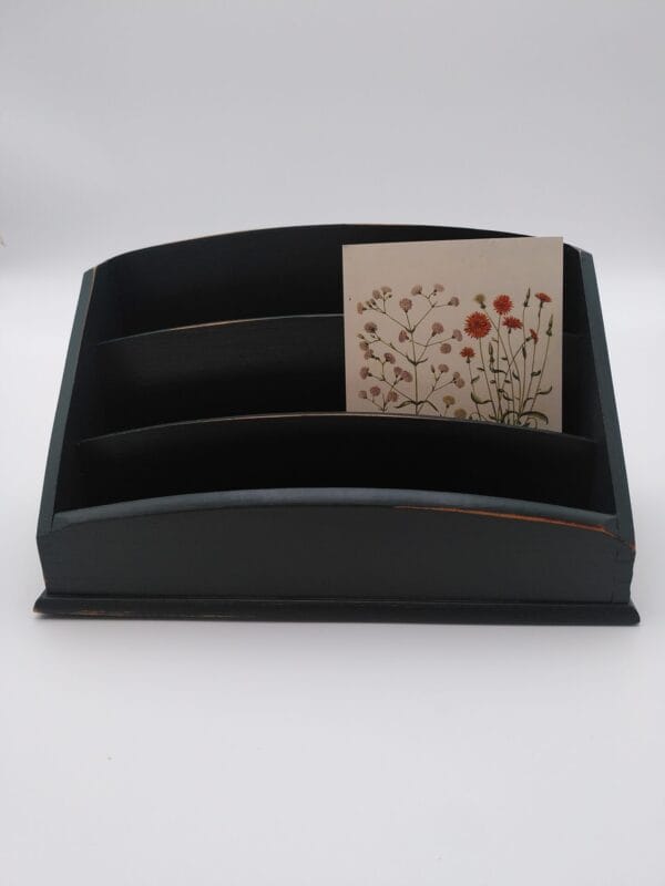 Porte-courrier vert foncé
