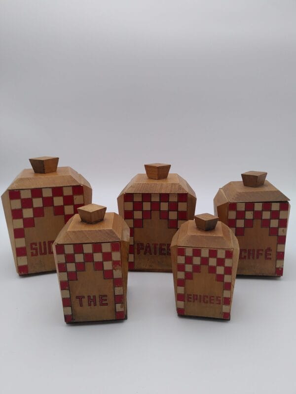 Série pots à épices anciens